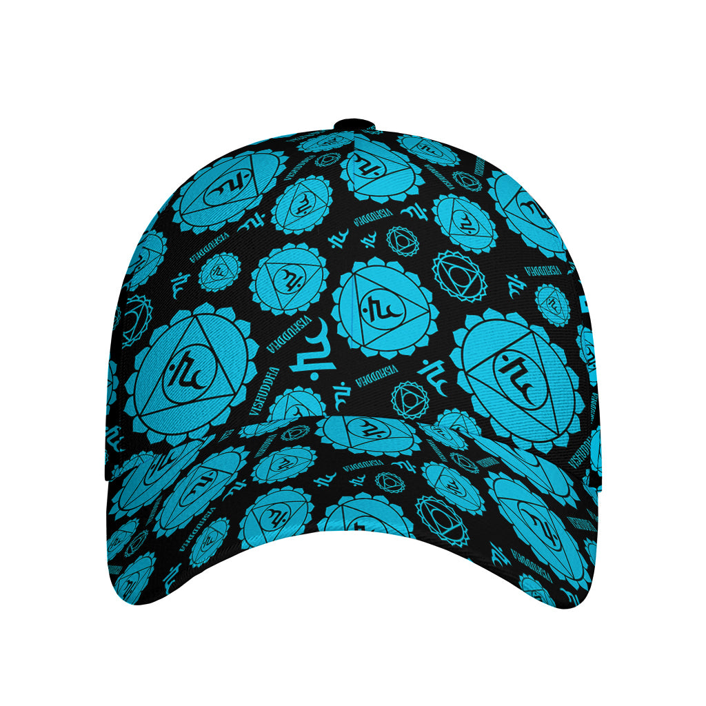 Vishuddha Chakra Pattern Print Baseball Cap