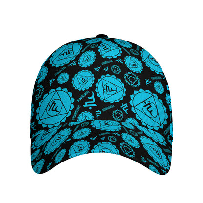 Vishuddha Chakra Pattern Print Baseball Cap