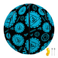 Vishuddha Chakra Pattern Print Basketball