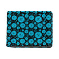 Vishuddha Chakra Pattern Print Bifold Wallet