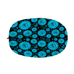 Vishuddha Chakra Pattern Print Car Side Mirror Covers