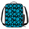 Vishuddha Chakra Pattern Print Crossbody Lunch Bag