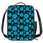 Vishuddha Chakra Pattern Print Crossbody Lunch Bag