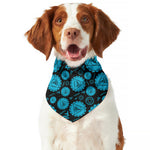 Vishuddha Chakra Pattern Print Dog Bandana