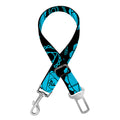 Vishuddha Chakra Pattern Print Dog Seat Belt