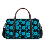 Vishuddha Chakra Pattern Print Duffle Bag