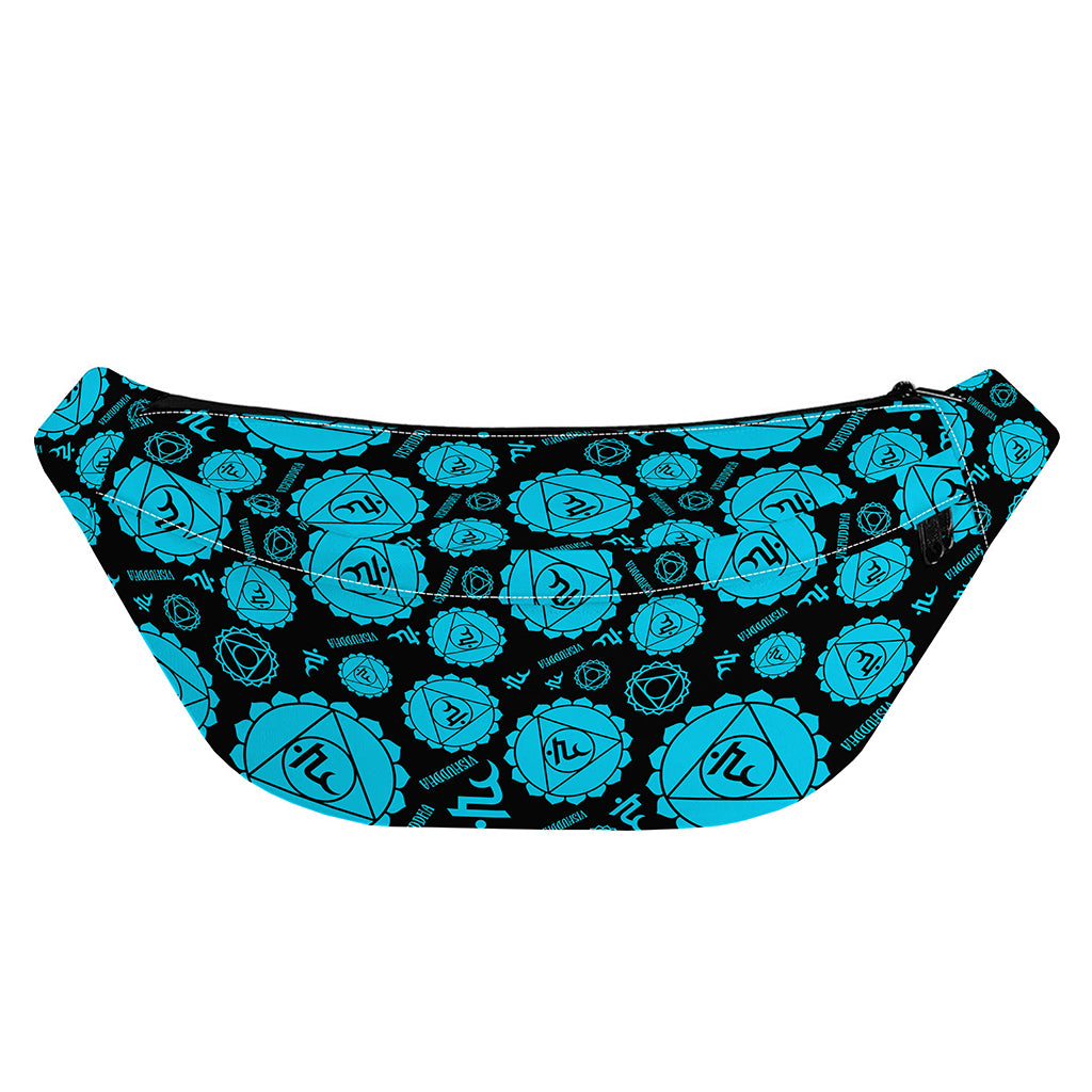 Vishuddha Chakra Pattern Print Fanny Pack