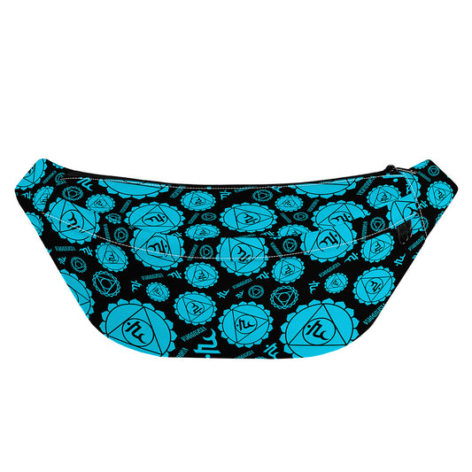 Vishuddha Chakra Pattern Print Fanny Pack