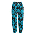 Vishuddha Chakra Pattern Print Fleece Lined Knit Pants