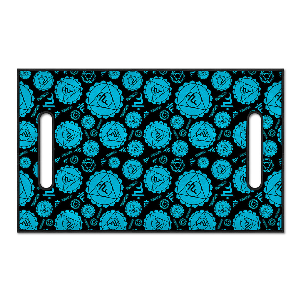 Vishuddha Chakra Pattern Print Golf Cart Seat Cover