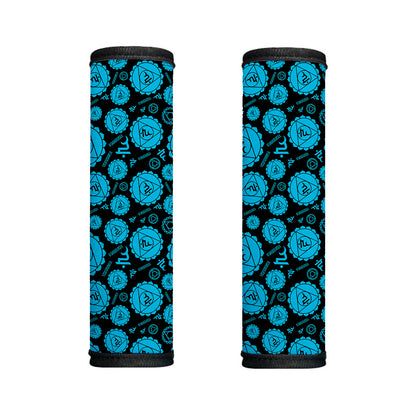 Vishuddha Chakra Pattern Print Handle Covers