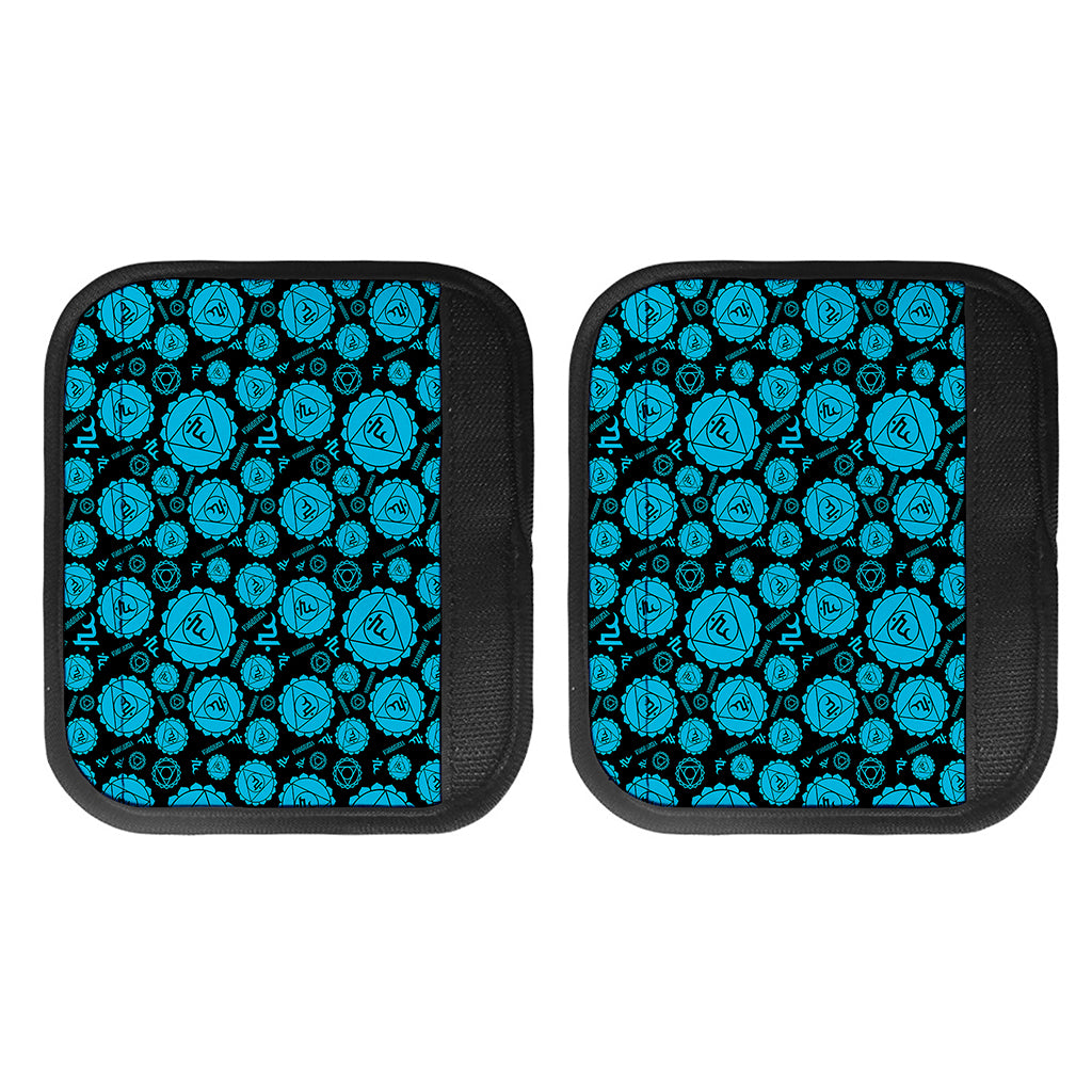 Vishuddha Chakra Pattern Print Handle Covers