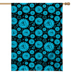 Vishuddha Chakra Pattern Print House Flag