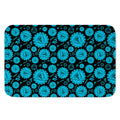 Vishuddha Chakra Pattern Print Indoor Door Mat