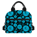 Vishuddha Chakra Pattern Print Insulated Lunch Bag