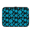 Vishuddha Chakra Pattern Print Laptop Sleeve