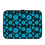 Vishuddha Chakra Pattern Print Laptop Sleeve