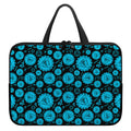 Vishuddha Chakra Pattern Print Laptop Sleeve With Handle