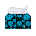Vishuddha Chakra Pattern Print Leather Tissue Box Cover