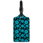 Vishuddha Chakra Pattern Print Luggage Tag