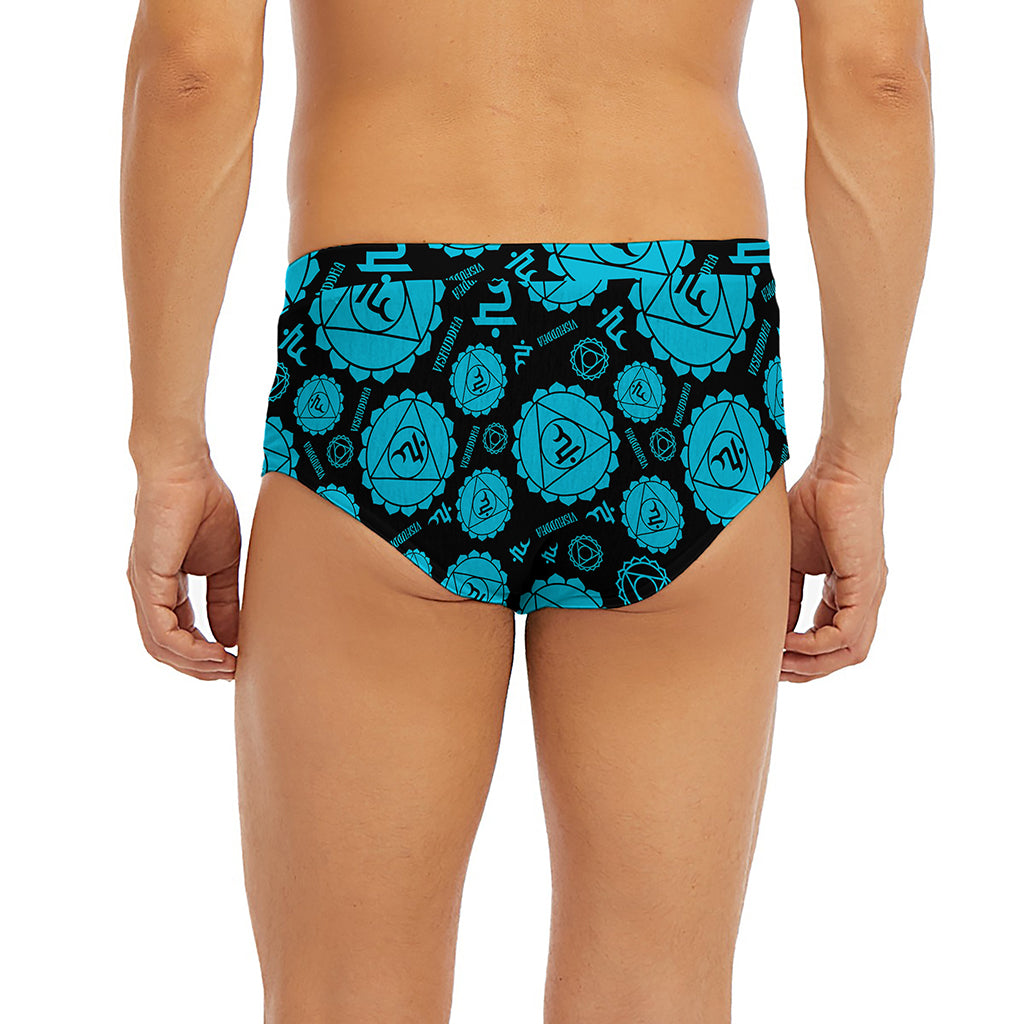 Vishuddha Chakra Pattern Print Men's Briefs
