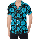 Vishuddha Chakra Pattern Print Men's Shirt