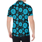 Vishuddha Chakra Pattern Print Men's Shirt
