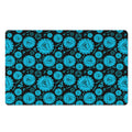 Vishuddha Chakra Pattern Print Polyester Doormat
