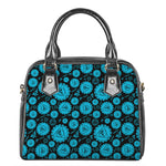 Vishuddha Chakra Pattern Print Shoulder Handbag