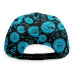 Vishuddha Chakra Pattern Print Snapback Cap