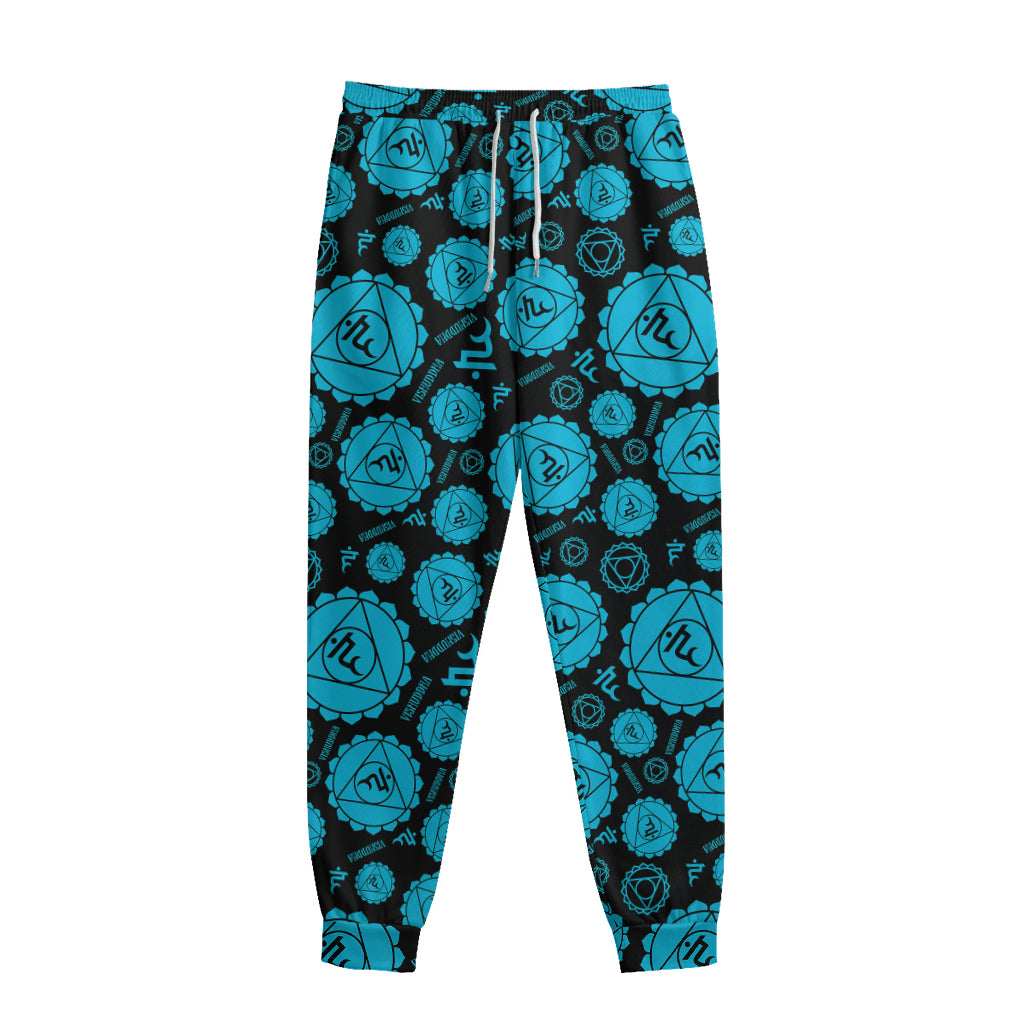 Vishuddha Chakra Pattern Print Sweatpants