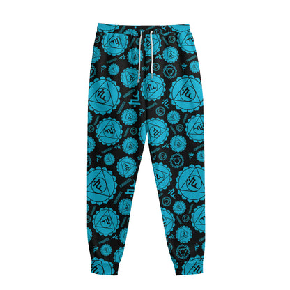 Vishuddha Chakra Pattern Print Sweatpants