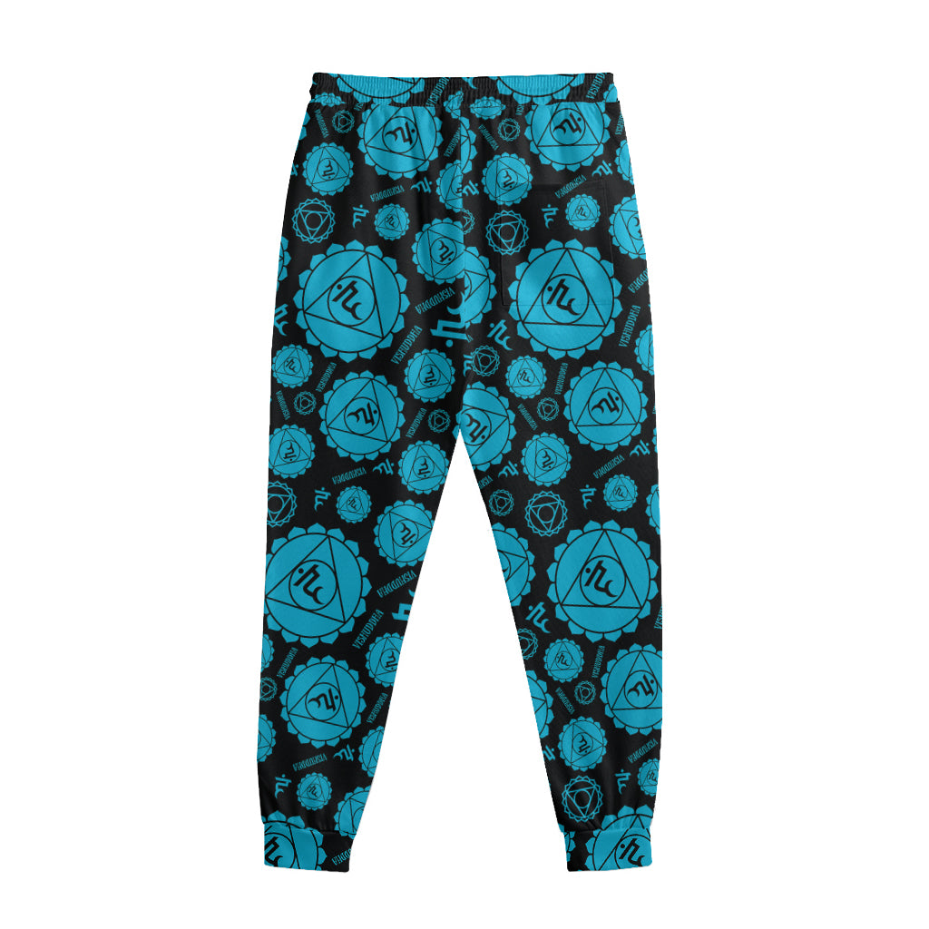 Vishuddha Chakra Pattern Print Sweatpants