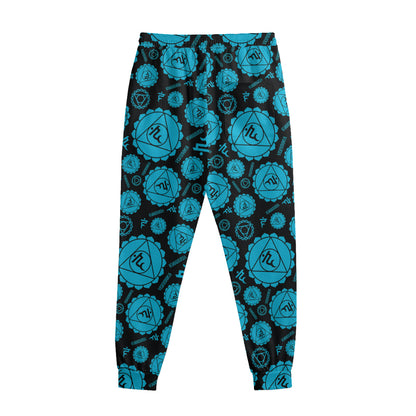 Vishuddha Chakra Pattern Print Sweatpants