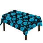 Vishuddha Chakra Pattern Print Tablecloth