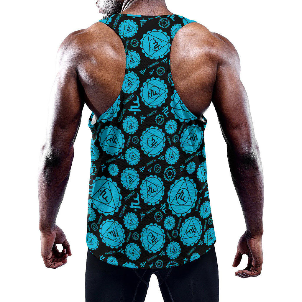 Vishuddha Chakra Pattern Print Training Tank Top