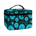 Vishuddha Chakra Pattern Print Travel Makeup Bag