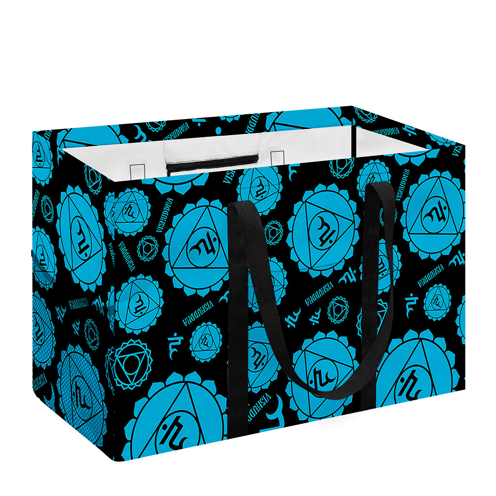 Vishuddha Chakra Pattern Print Utility Tote Bag