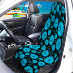 Vishuddha Chakra Pattern Print Waterproof Car Seat Cover