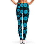 Vishuddha Chakra Pattern Print Women's Leggings