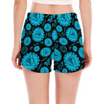 Vishuddha Chakra Pattern Print Women's Split Running Shorts