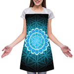 Vishuddha Chakra Spiritual Print Adjustable Apron