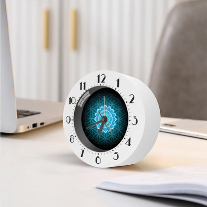Vishuddha Chakra Spiritual Print Alarm Clock