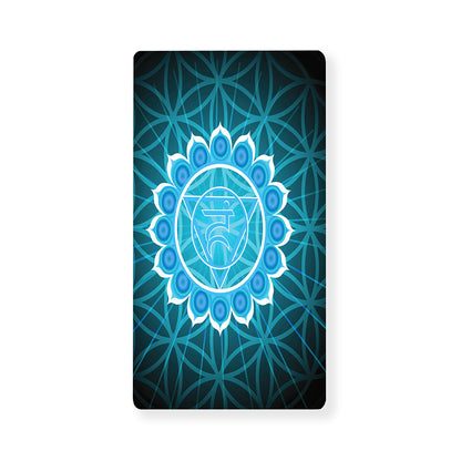 Vishuddha Chakra Spiritual Print Baby Crib Sheet