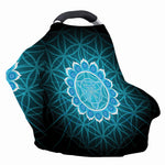 Vishuddha Chakra Spiritual Print Baby Seat Cover