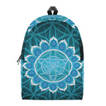 Vishuddha Chakra Spiritual Print Backpack