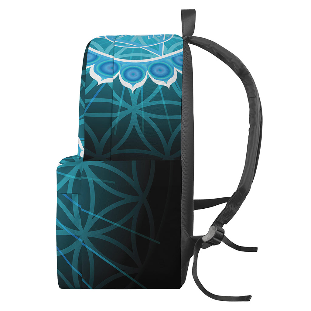 Vishuddha Chakra Spiritual Print Backpack