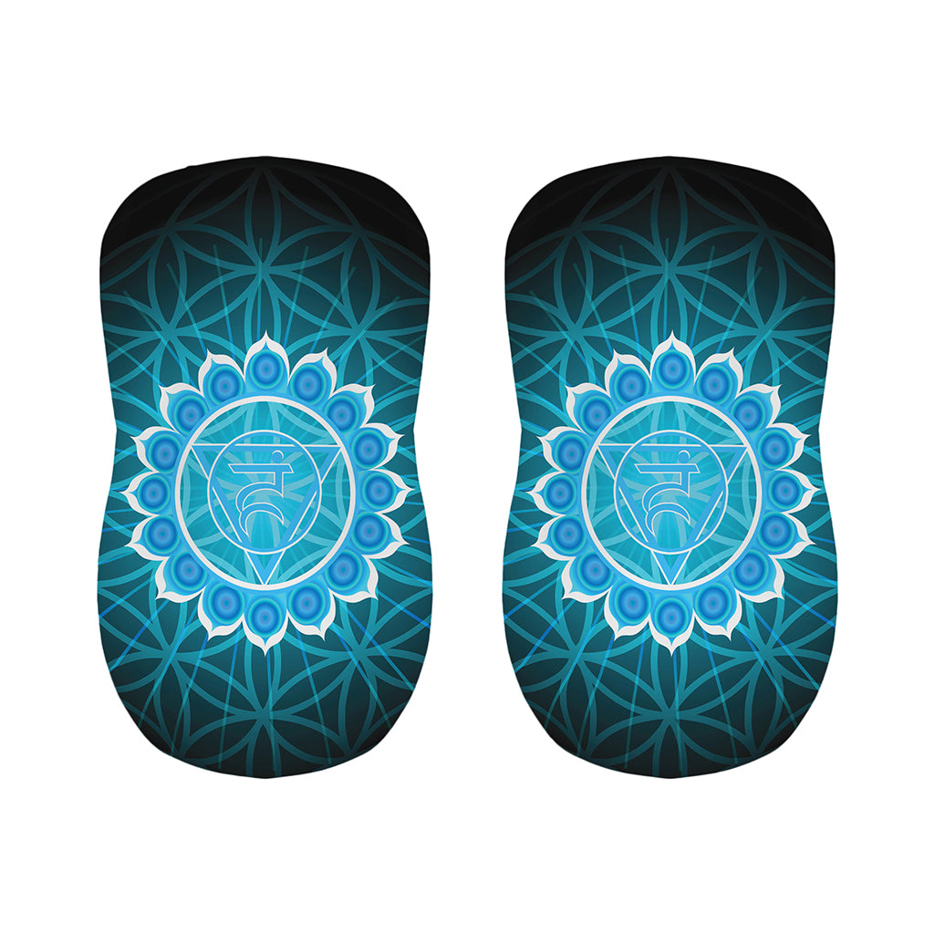Vishuddha Chakra Spiritual Print Bar Stool Covers