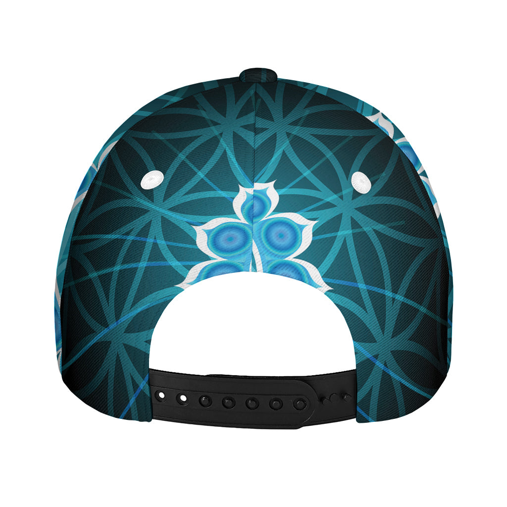 Vishuddha Chakra Spiritual Print Baseball Cap