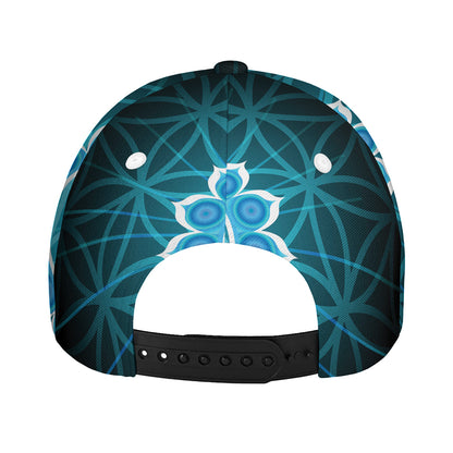 Vishuddha Chakra Spiritual Print Baseball Cap